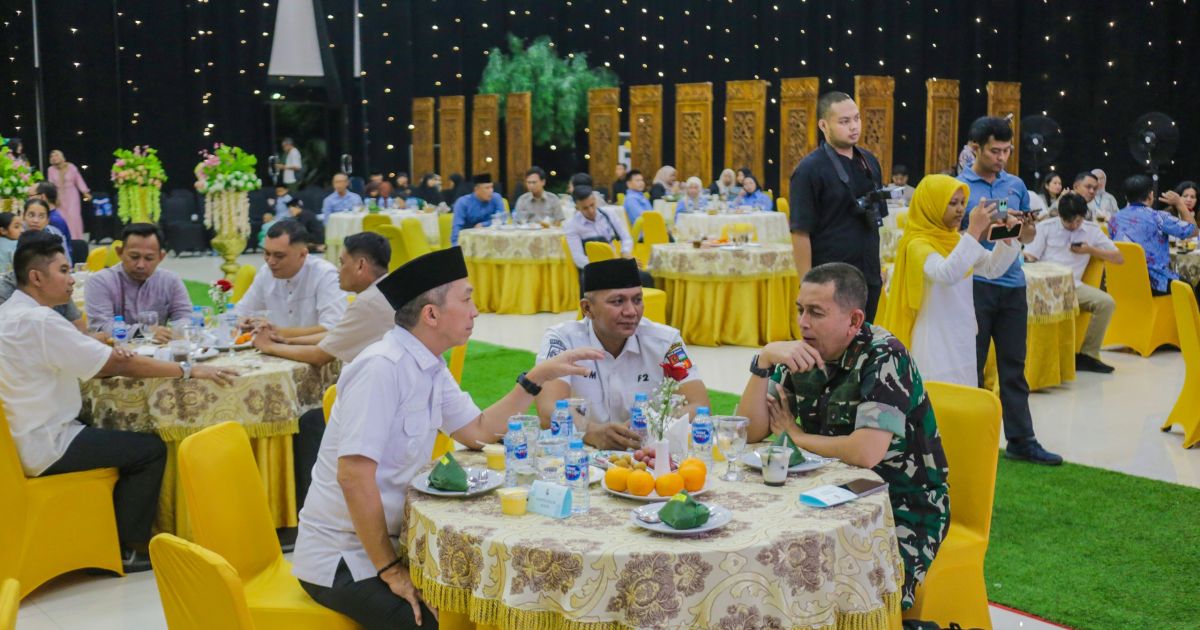 Dedie-Jenal Hadiri Buka Puasa Bersama Silaturahmi Forkopimda di Lanud ATS