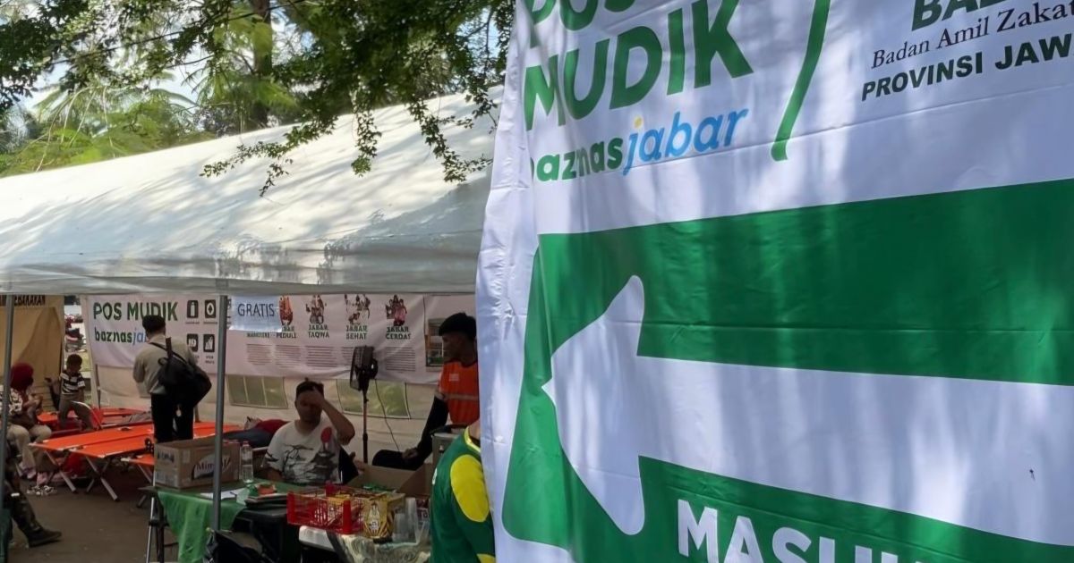 Lengkap dan Gratis, Posko Mudik BAZNAS Jabar di Cimahi Layani Ratusan Pemudik