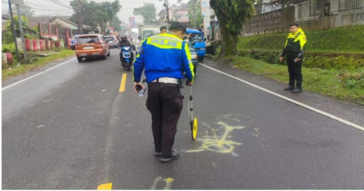 Kecelakaan Maut di Puncak Bogor, Pengendara Motor Tewas Terlindas