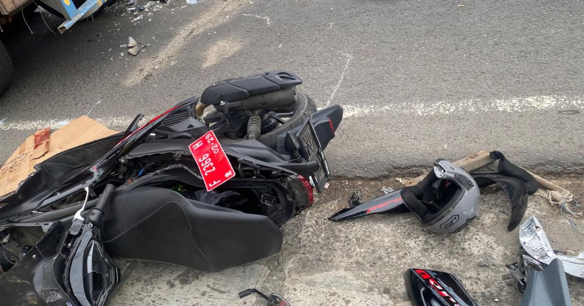 Tabrak Truk Lagi Parkir, Pemotor Tewas di Dramaga