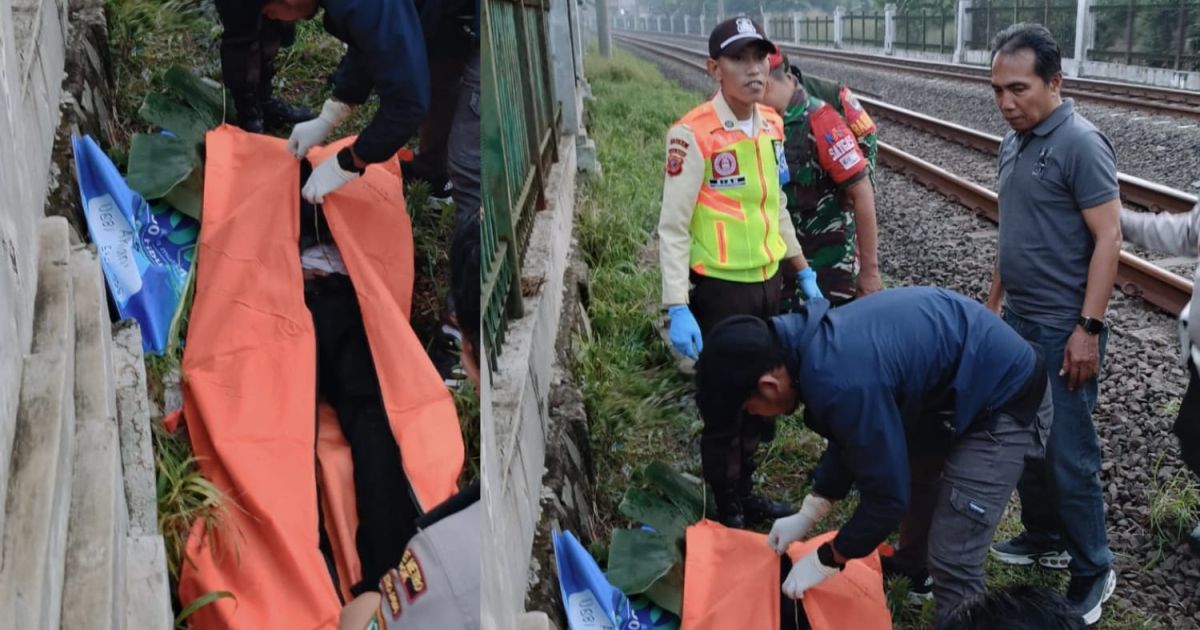 Diduga Lalai, Pria Asal Cibinong Tewas Tertabrak Kereta di Bojonggede