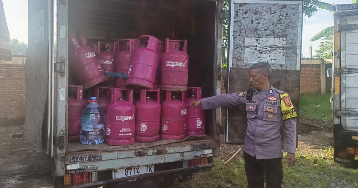 Pengoplosan Gas Subsidi di Villa Tanjungsari Terbongkar, Ratusan Tabung Diamankan