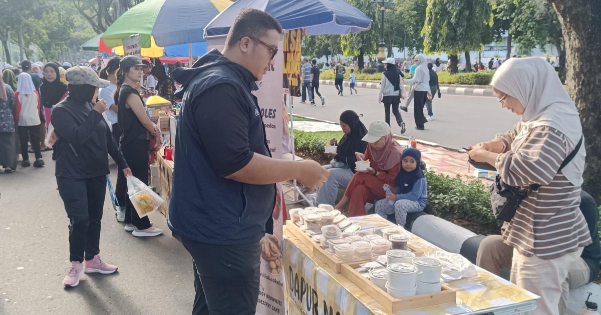 CFD Tegar Beriman Makin Tertib, Pedagang dan Warga Kompak Jaga Kebersihan