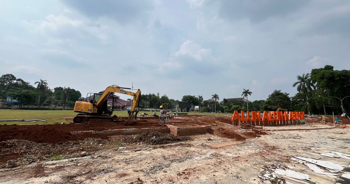 Pembangunan Alun-Alun Kabupaten Bogor Dikebut, Targetkan Rampung Sebelum HJB