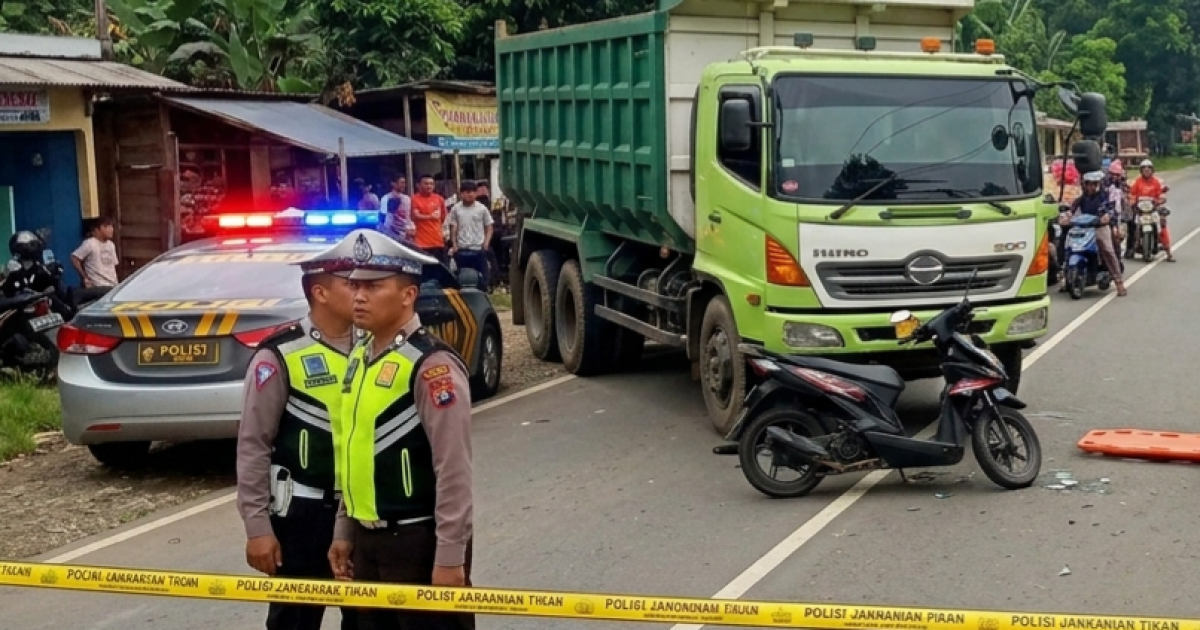 Senggolan Motor Berujung Maut di Rumpin, Siswi SMP Tewas Terlindas Truk