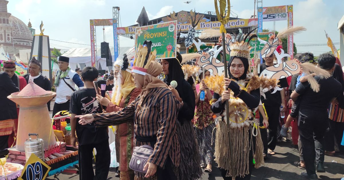 Lebaran Bojonggede ke-5 Meriah, Ribuan Warga Ikut Pawai Dongdang