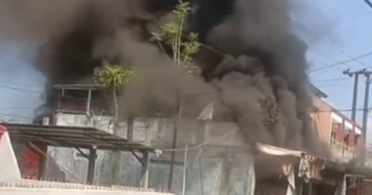 Bengkel Motor di Rancabungur Ludes Terbakar