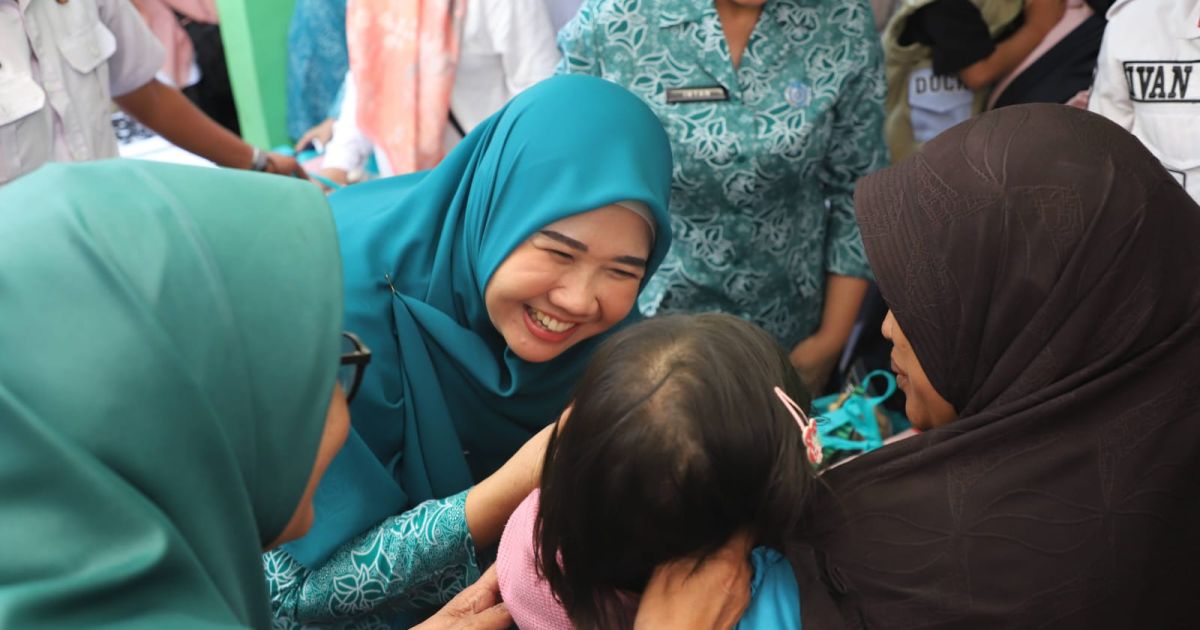 Ketua Tim Penggerak PKK sekaligus Ketua Tim Pembina Posyandu Kabupaten Bogor, Eva Rudy Susmanto. Foto : Diskominfo