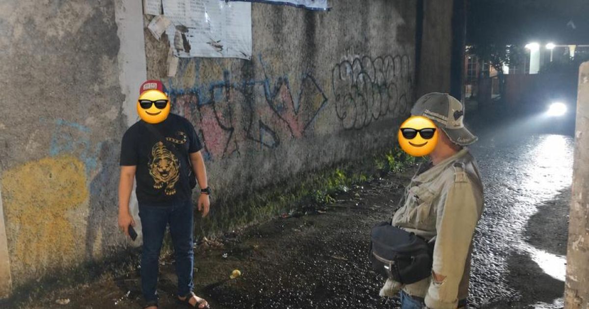 Polsek Parung saat mendatangi lokasi kejadian. Foto : Dok Polsek