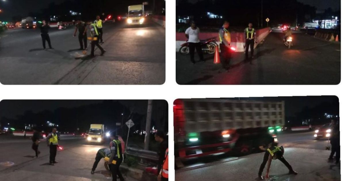 Juru Parkir di Gunung Putri Terlindas Truk Hino