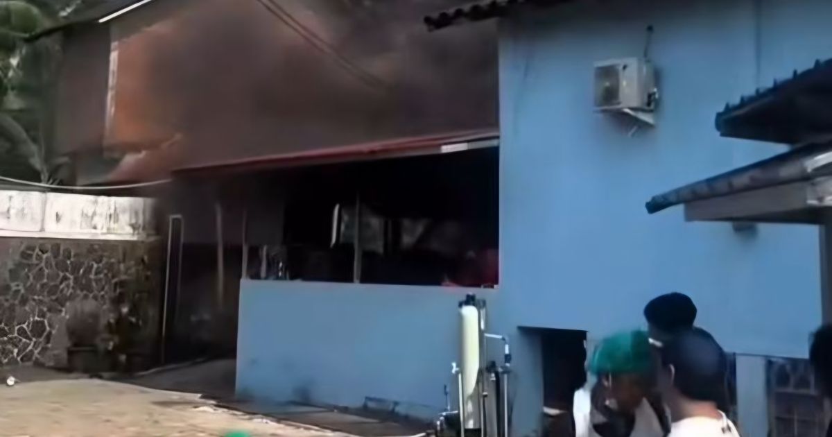 Gas Bocor Saat Ganti Tabung, Dapur MBG di Tamansari Bogor Kebakaran