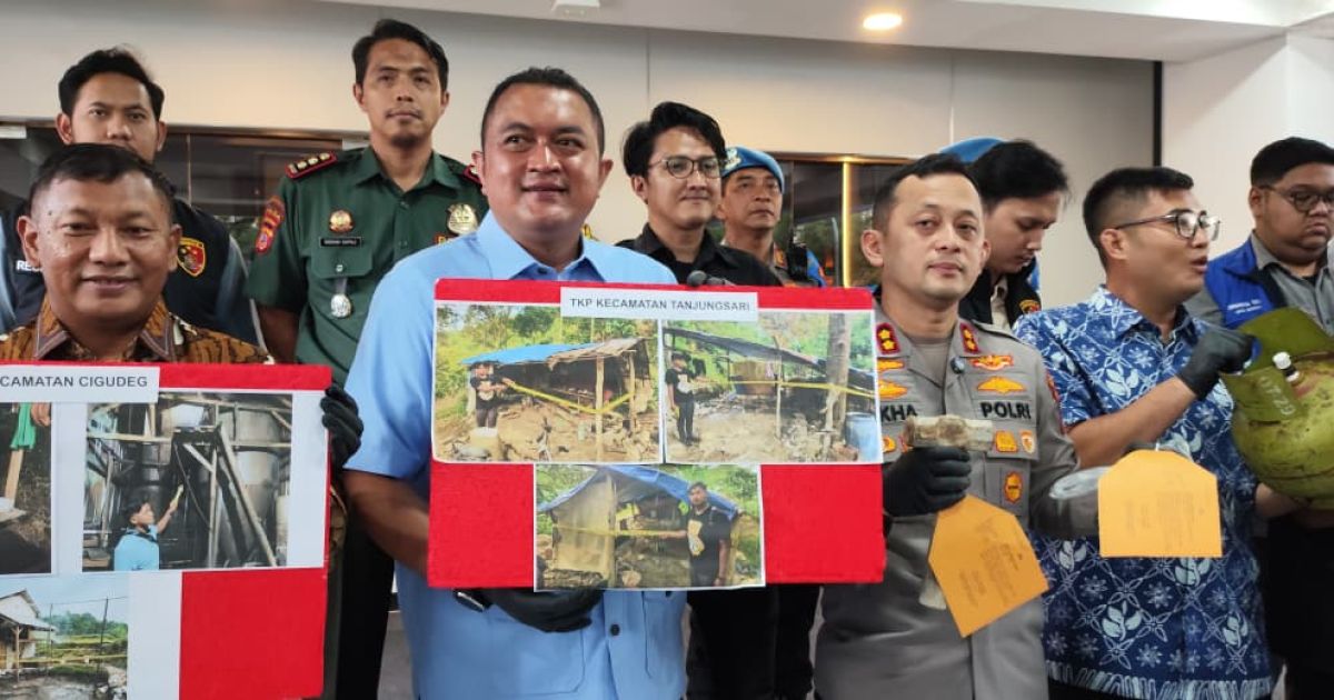 Empat Penambang Emas Ilegal di Bogor Ditangkap, Pelaku Raup Untung Rp796 Juta