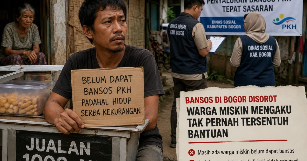 Hidup Serba Kekurangan, Warga Pamijahan Kecewa Tak Pernah Dapat Bantuan Sosial