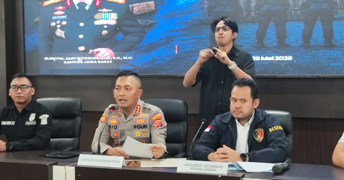 Polisi Sebut Sakit Hati Jadi Motif Utama Pembunuhan Wanita di Kota Bogor