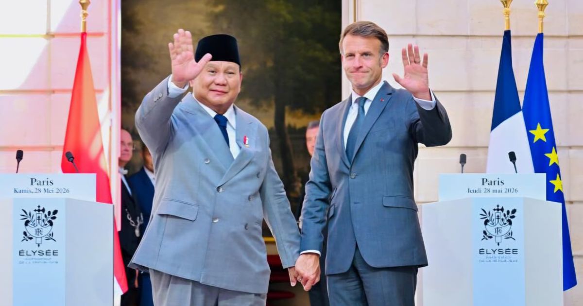 Prabowo Temui Macron di Paris, Bahas Kemitraan RI-Prancis dan Palestina