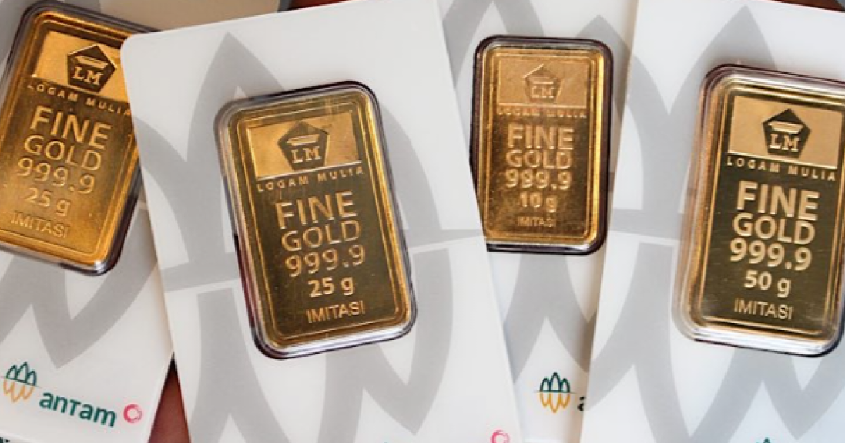 Harga Emas Antam Naik Rp25.000, Jadi Rp2.799.000 per Gram