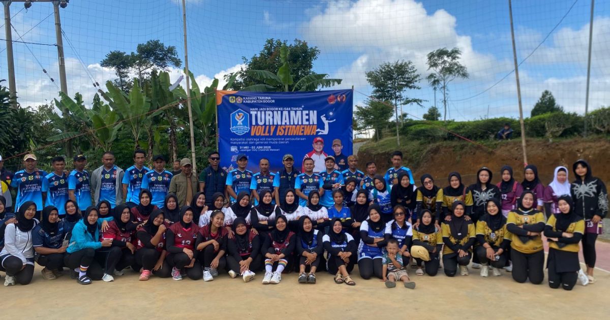 HJB ke-544: Karang Taruna Bogor Gelar Turnamen Voli di Desa Wisata Malasari