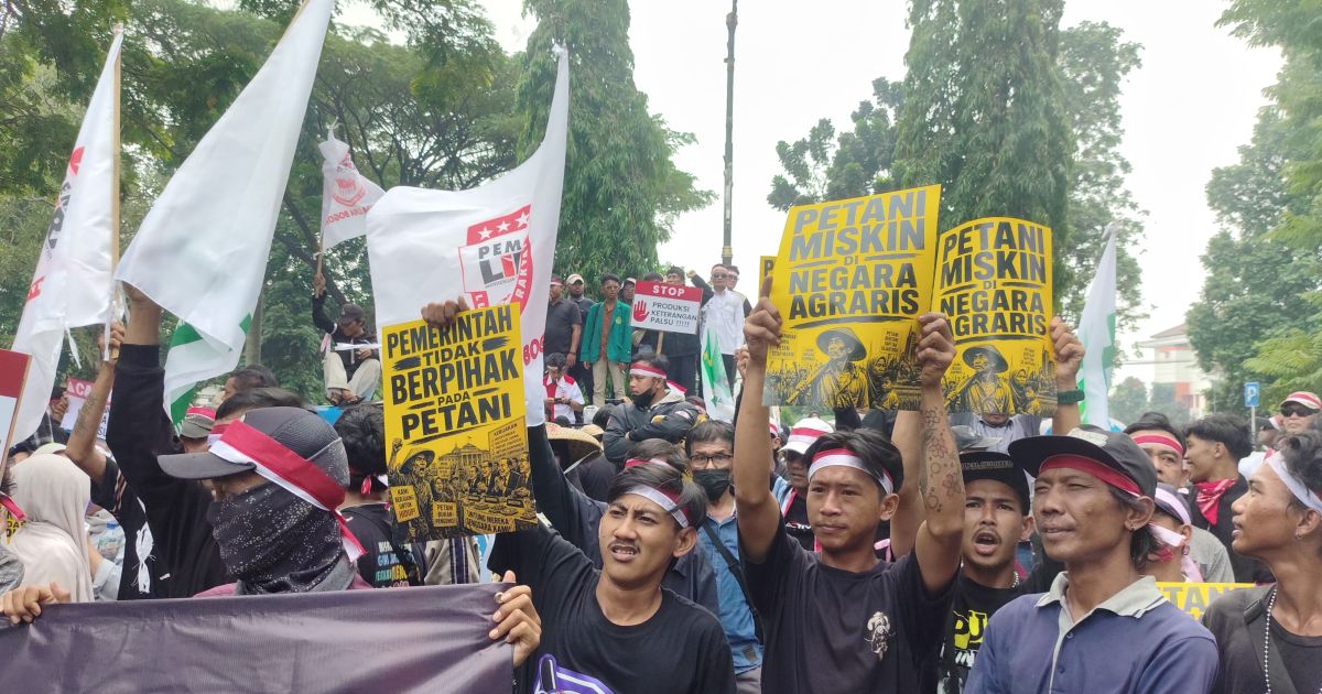 Ribuan Warga Cigombong-Cijeruk Kepung Kantor BPN Desak Penghentian Permohonan SHGB PT BSS