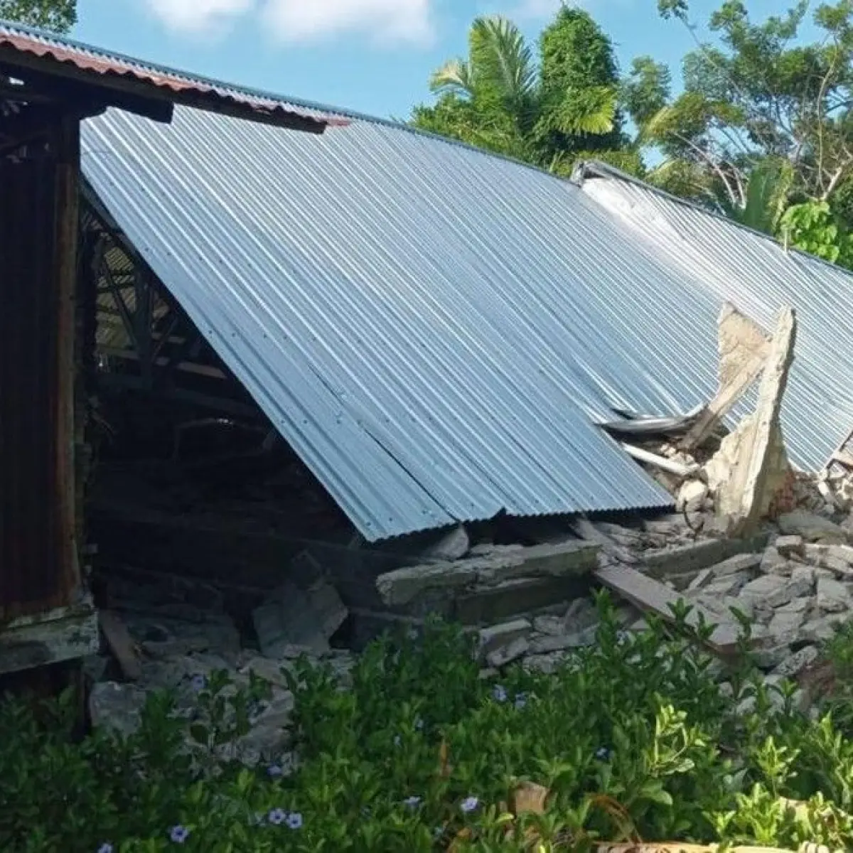 Guncangan Gempa Filipina M 7,7 Runtuhkan Puluhan Bangunan di Sulawesi Utara