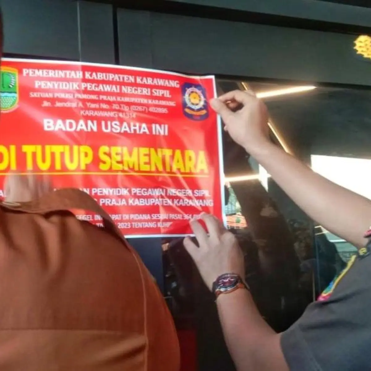 Satpol PP Karawang Beri Sanksi Tegas Tempat Hiburan Malam Terkait Dugaan Penyimpangan Aktivitas