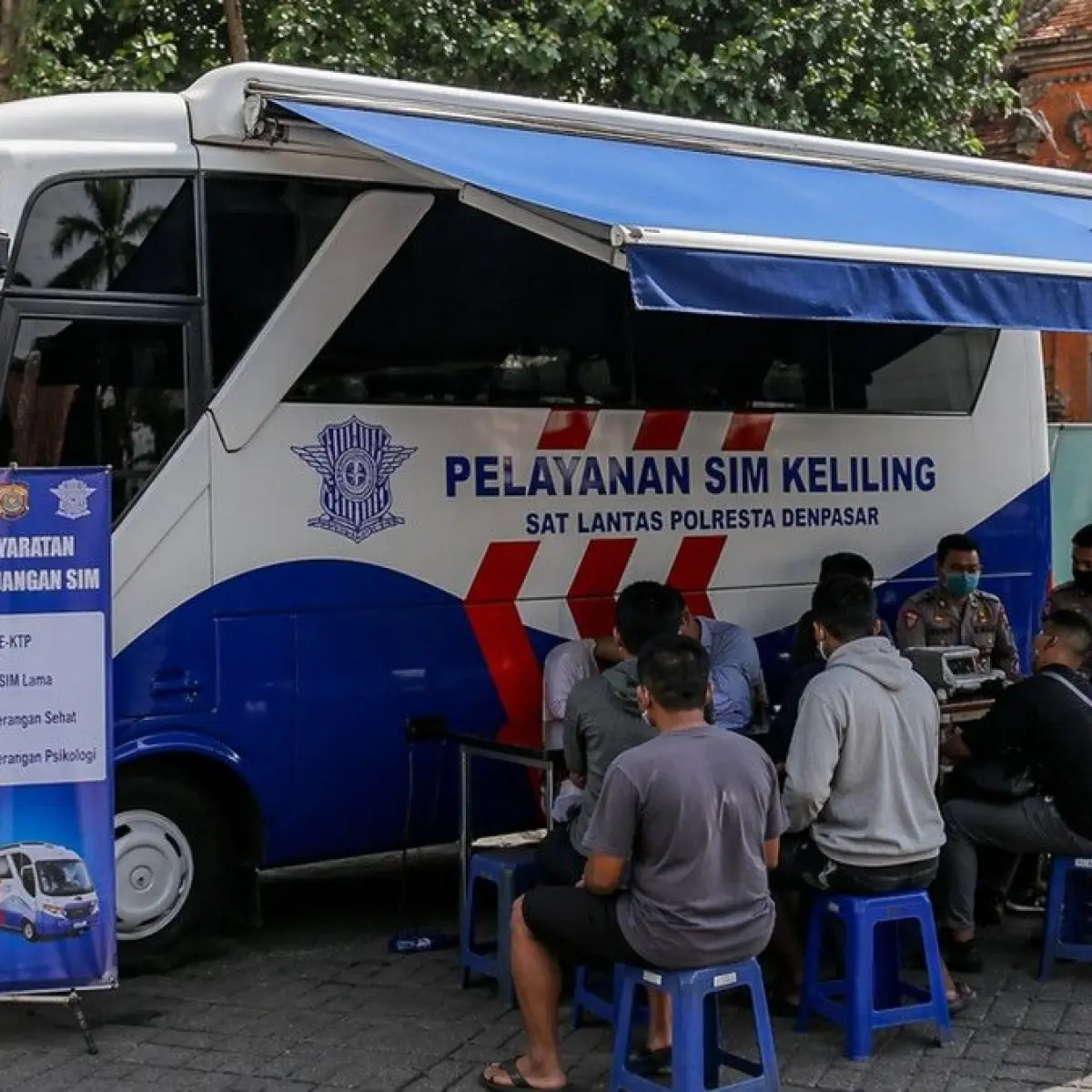 SIM Keliling Bali Aktif 9 Juni 2026: Cek Lokasi dan Jadwal Perpanjangan SIM A & C di Empat Kabupaten