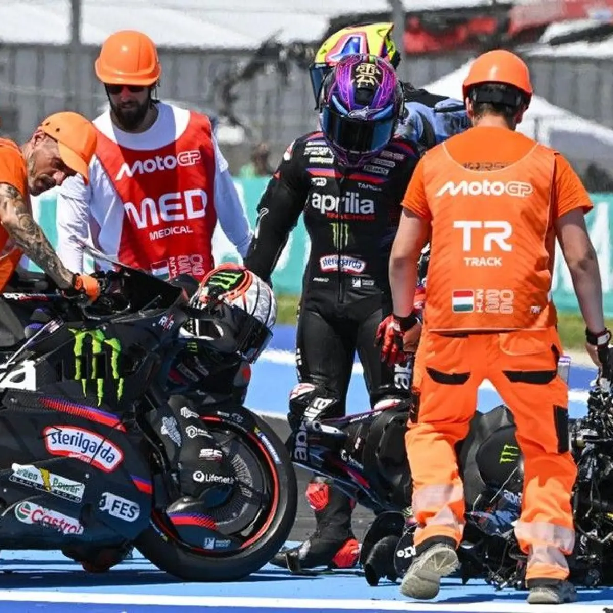 Analisis Teknis: Kesalahan Pengereman Jorge Martin Picu Drama Kecelakaan di Tikungan Pertama MotoGP Hungaria 2026