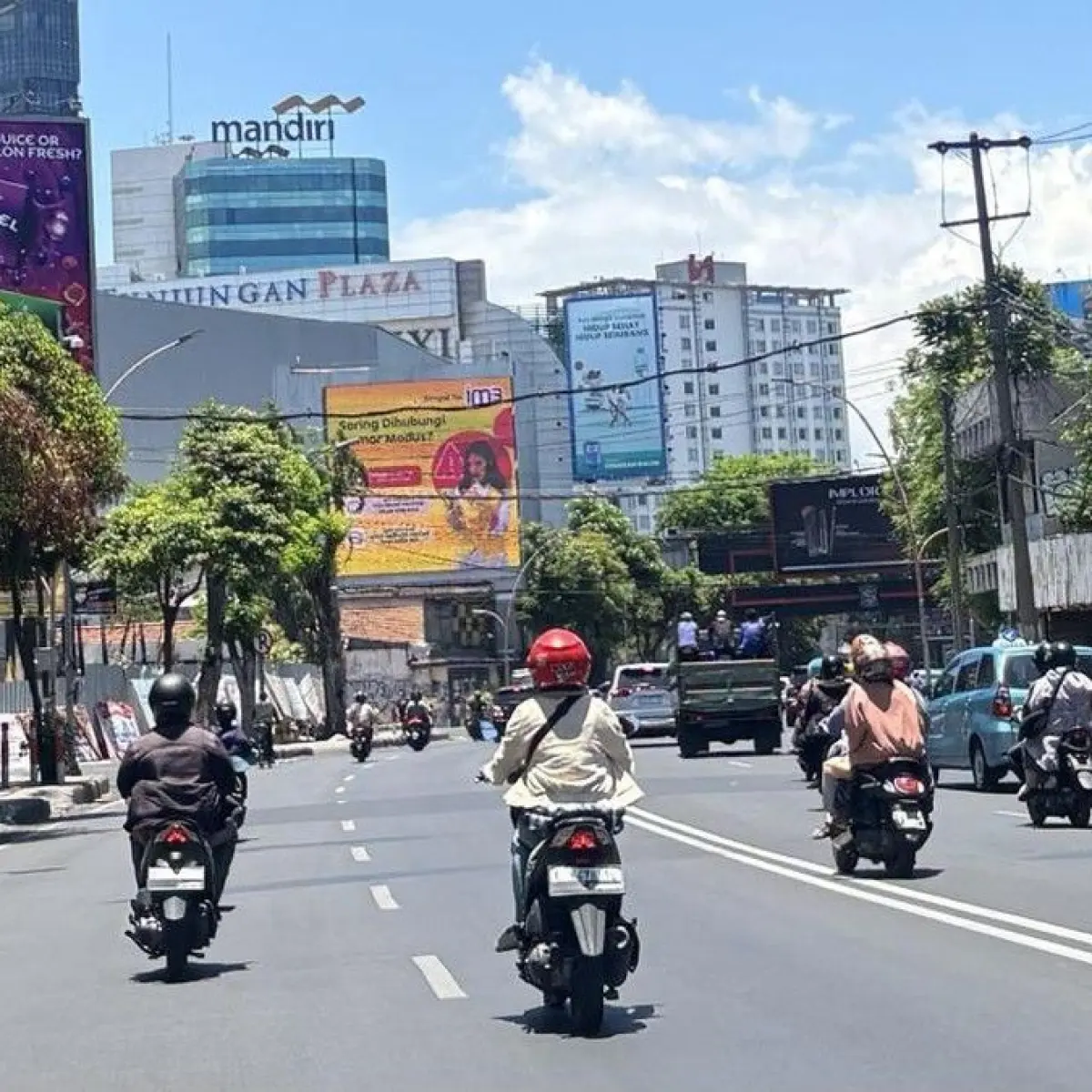 Ilustrasi cuaca terik di Surabaya. Foto: Aprilia Devi/detikJatim