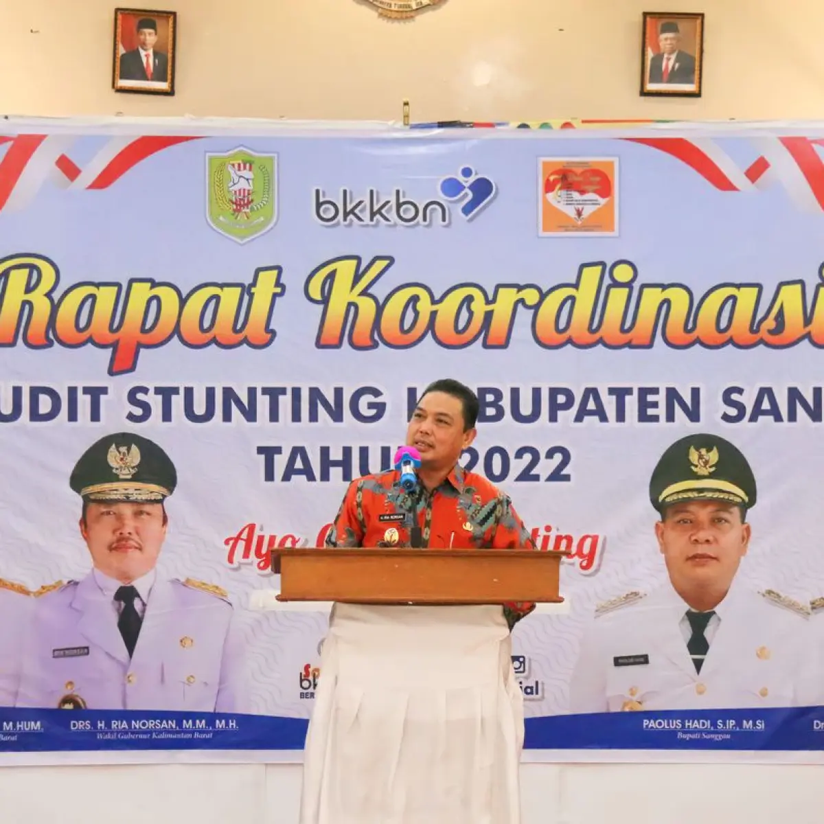 Angka Stunting Sanggau Naik Tipis, Wakil Bupati Soroti Efektivitas Program Makan Bergizi Gratis
