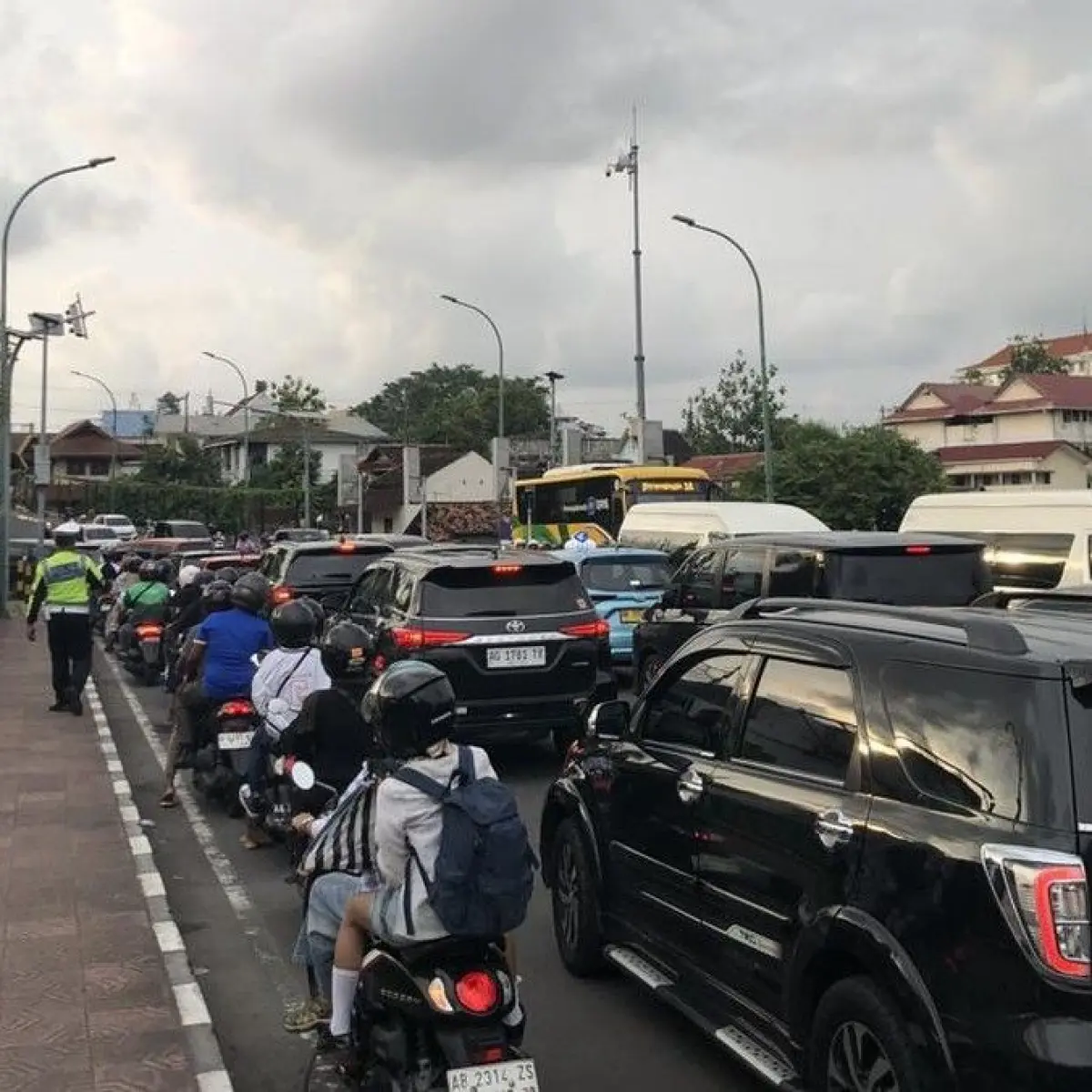 Ilustrasi cuaca berawan di Jogja. Foto: Adji Ganda Rinepta/detikJogja