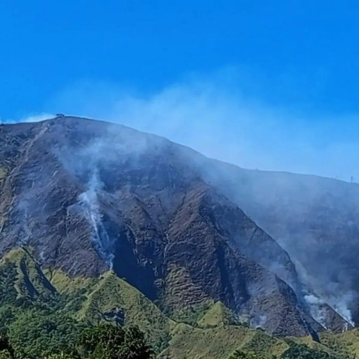 Luas Lahan Terbakar di Bukit Sempana Lombok Timur Capai 116 Hektare, Api Masih Sulit Dipadamkan