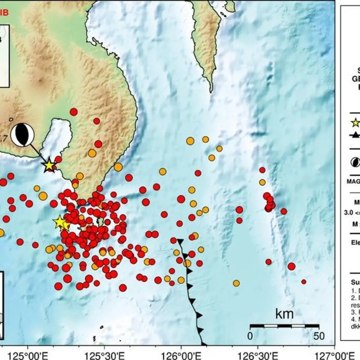 Dampak Gempa Filipina M 7,7: 53 Bangunan di Sulawesi Utara Mengalami Kerusakan Struktural