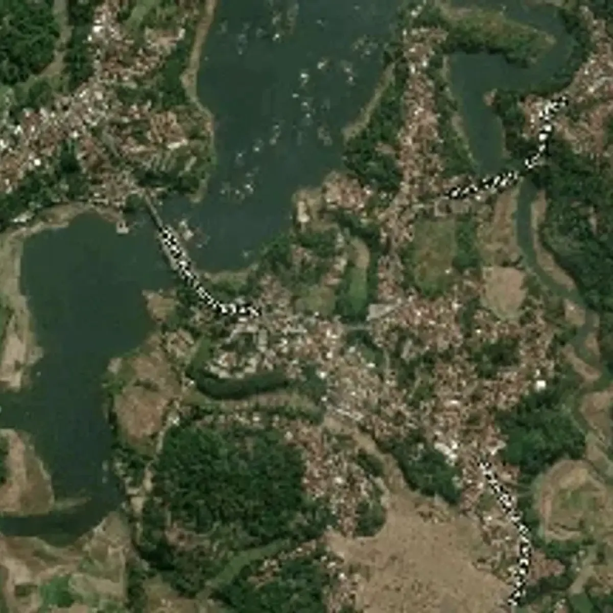 Citra Satelit Ungkap 'Pulau Hijau' Eceng Gondok Mengancam Sungai Citarum di Bandung Barat