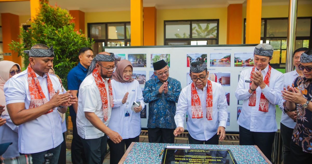SDN Cimahpar 5 Bogor Kini Bertransformasi Jadi Sekolah Dua Lantai Pasca Revitalisasi