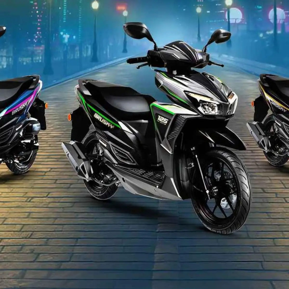 Kawasaki Resmi Perkenalkan Brusky 125, Siap Bersaing Ketat di Segmen Skutik 125cc Nasional