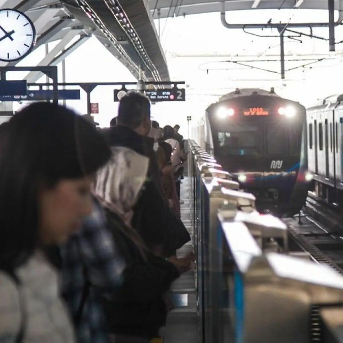 Antisipasi Keramaian Demonstrasi, Sejumlah Akses Stasiun MRT Jakarta Ditutup Sementara