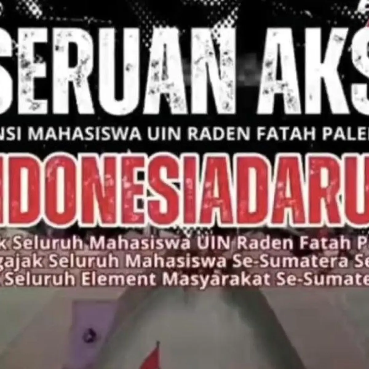 Ratusan Mahasiswa UIN Raden Fatah Palembang Siap Geruduk DPRD Sumsel, Kawal Delapan Tuntutan Mendesak