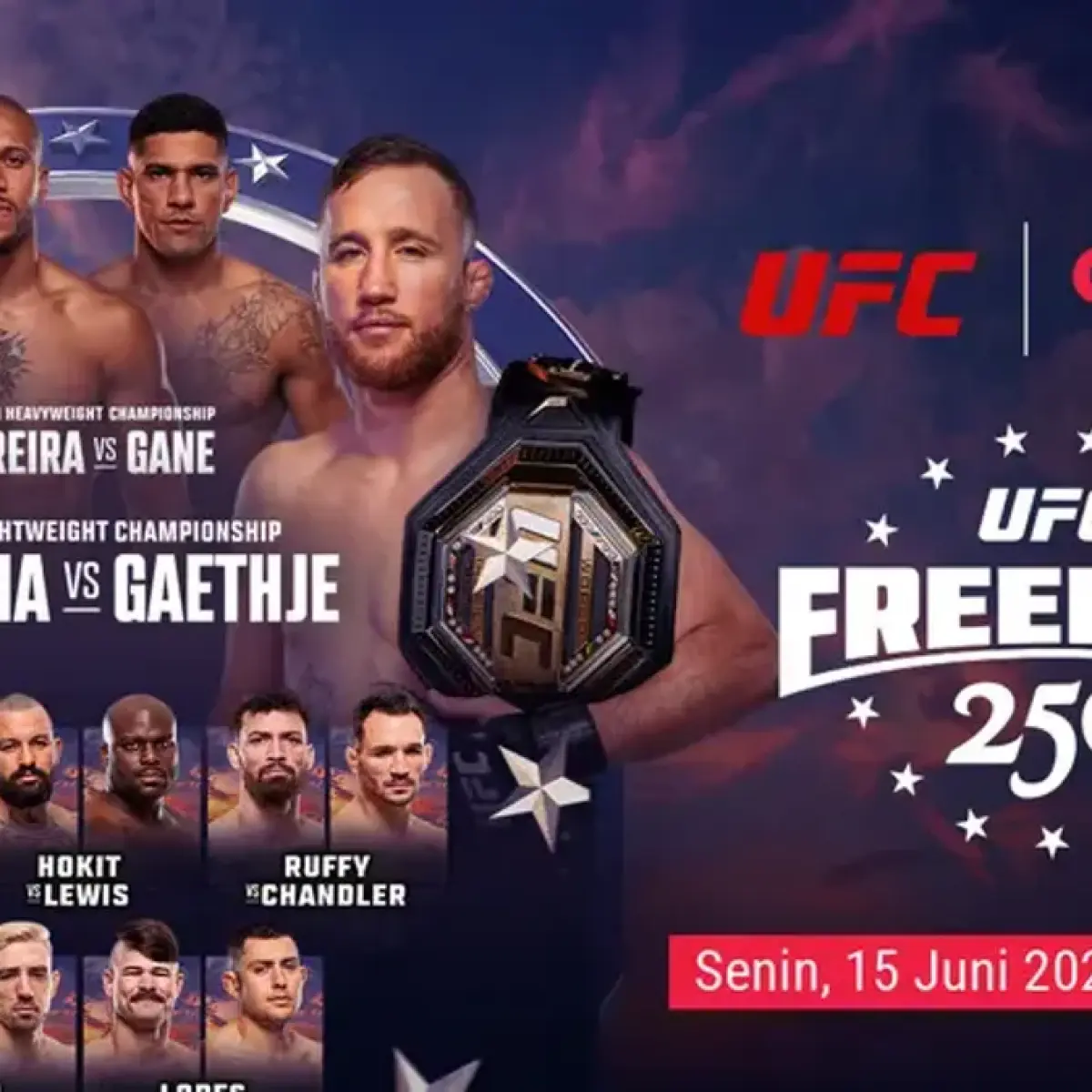 MMA Kelas Dunia Mengguncang Washington D.C.: Panduan Eksklusif Nonton UFC Freedom Night 250 di Indonesia