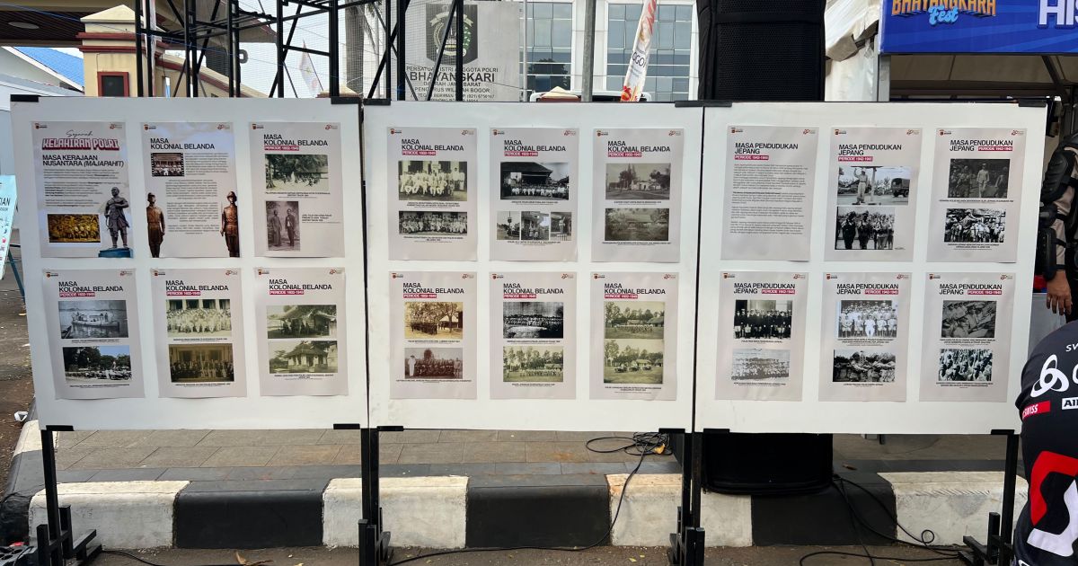 Bhayangkara Fest Cibinong Hadirkan Zona Edukasi Sejarah dan Pameran Retro Police
