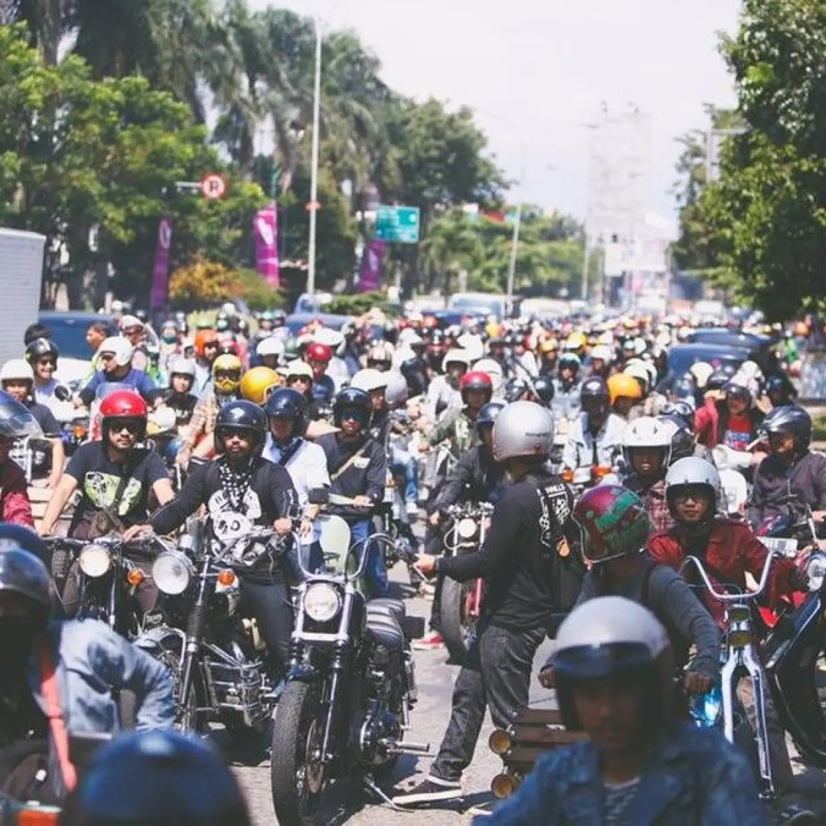 Prabuwangi Park Bandung Jadi Magnet Pecinta Kustom Kultur Internasional dalam BBQ Ride 2026