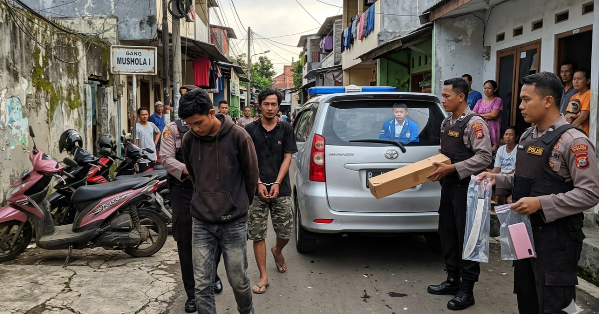 Tiga Pelaku Pembacokan Pemuda di Tanah Sareal Bogor Ditangkap Polisi
