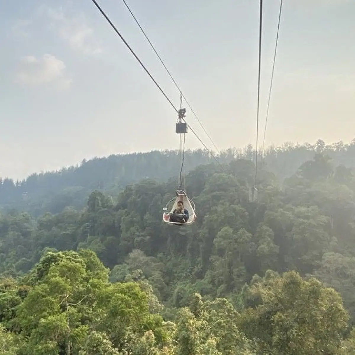 Pengunjung Iseng Picu Insiden Lambatnya Keranjang Sultan Langit di Situ Gunung Sukabumi
