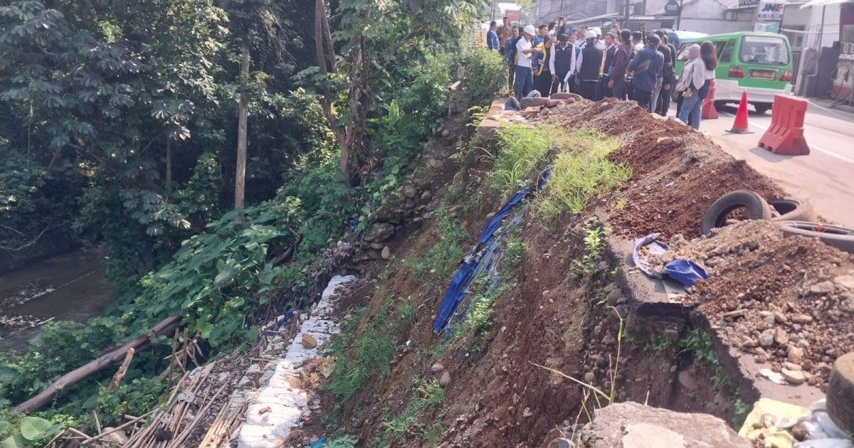 Perbaikan Longsor Kebon Pedes Dimulai, Anggaran Rp5,4 M Ditarget Rampung 5 Bulan