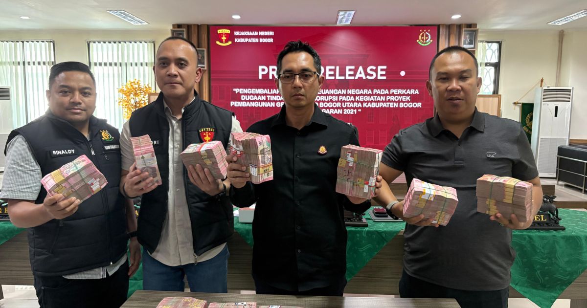 Kejari Kabupaten Bogor Sita Rp1,1 Miliar dalam Kasus Dugaan Korupsi Proyek RSUD Parung
