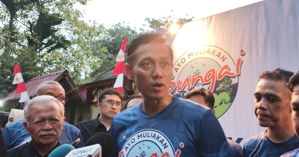 AHY Nilai Pelestarian Sungai Ciliwung Mampu Tingkatkan Ekonomi dan Kurangi Pencemaran