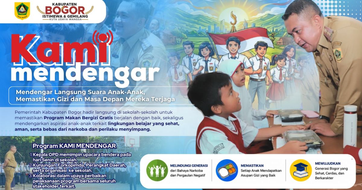 Bupati Bogor Luncurkan Program KAMI Mendengar untuk Jaga Generasi Emas