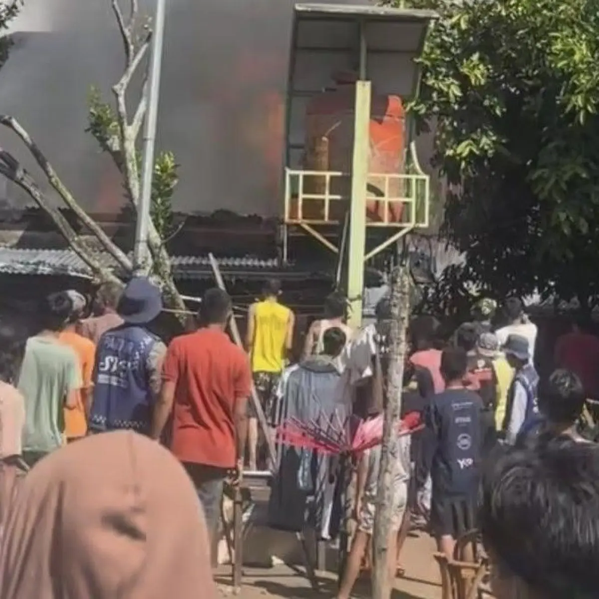 Empat Bangunan Hangus Terbakar di Pagar Alam, Dugaan Awal Korsleting Listrik Jadi Pemicu