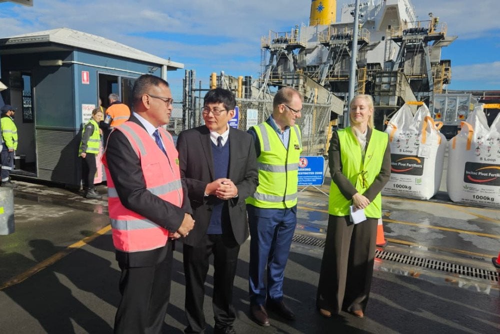 Indonesia Buktikan Komitmen Pasok Kebutuhan Pangan Australia Lewat Pengiriman Perdana Urea G2G