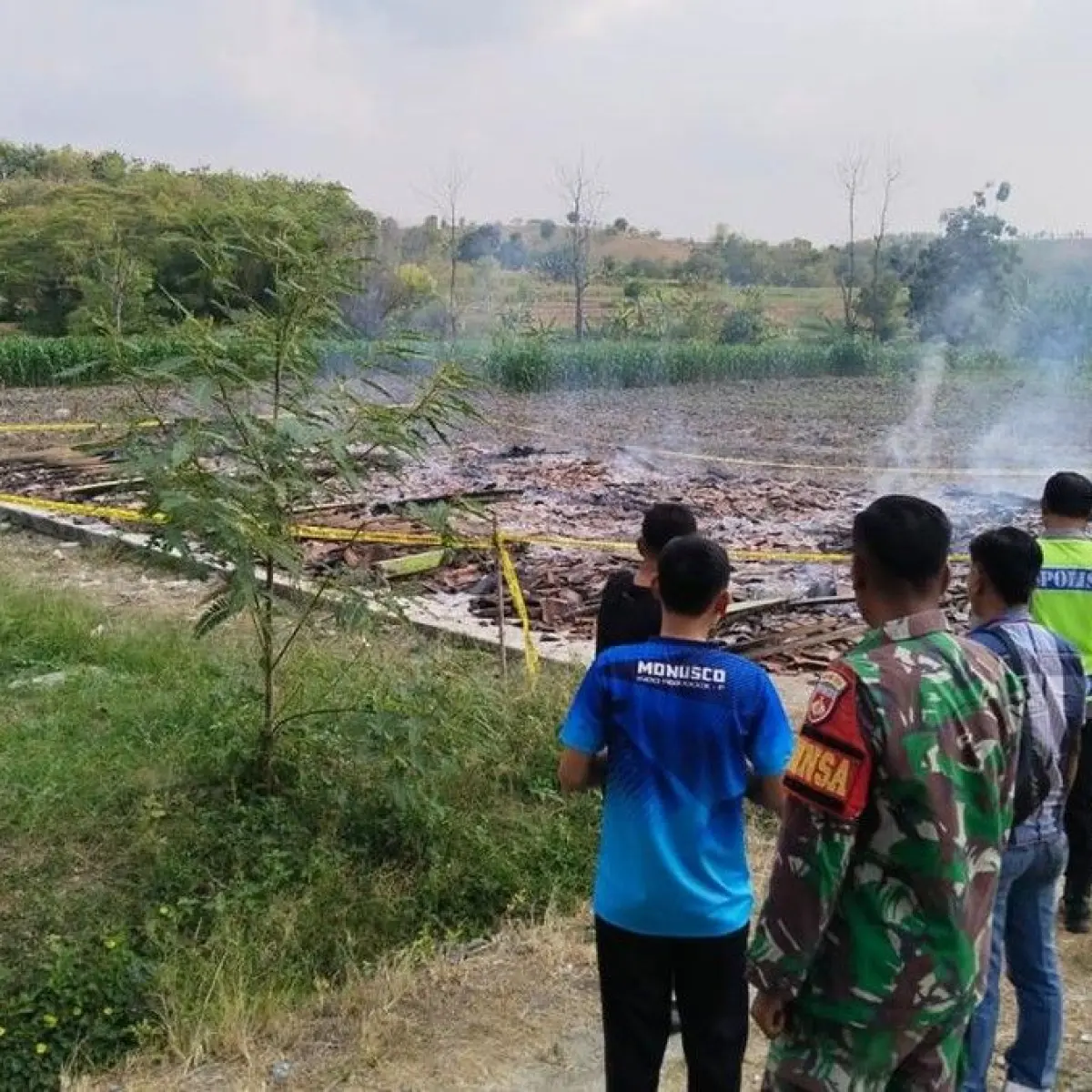 Dugaan Korsleting Jadi Biang Kerok, Madrasah Diniyah di Grobogan Ludes Terbakar