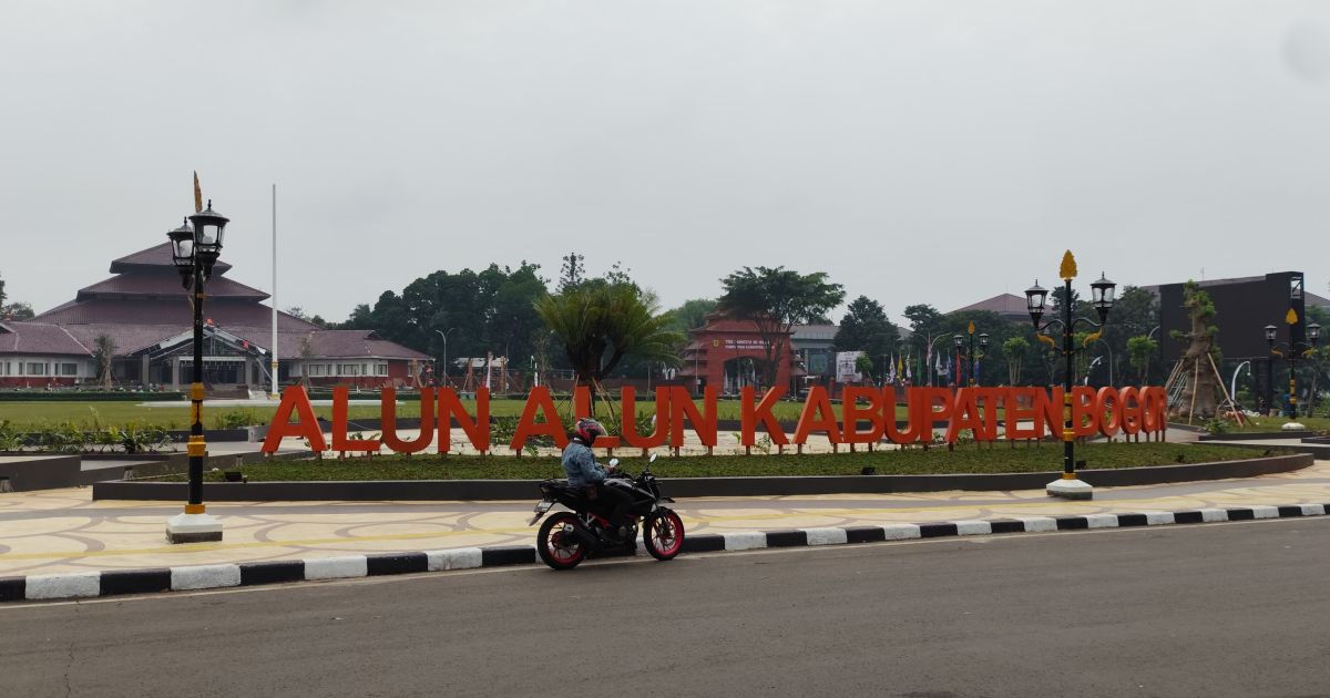 Alun-Alun Kabupaten Bogor Molor dari Target Kado HJB, Tinggal Finishing
