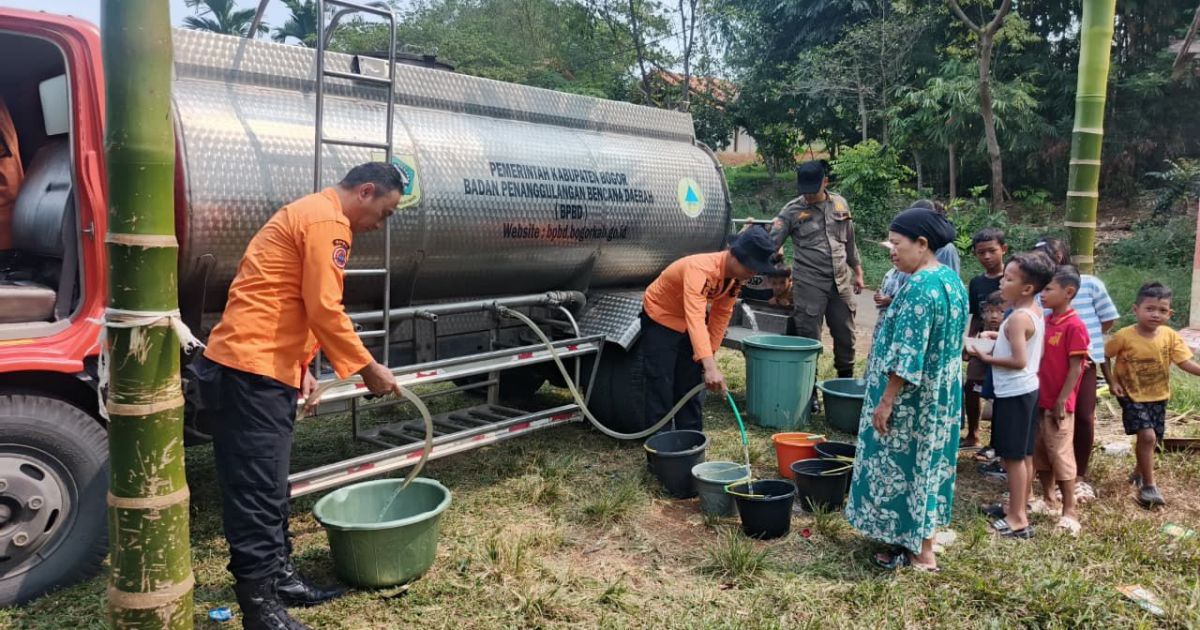 Kekeringan Melanda Nanggung Kabupaten Bogor, 512 Warga Krisis Air Bersih